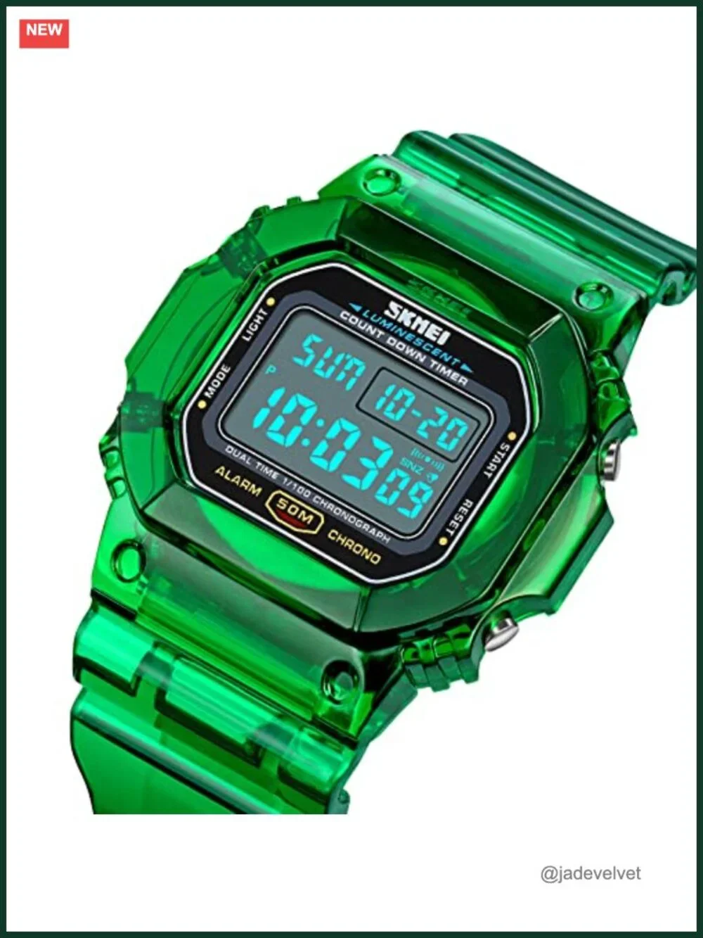 Gosasa Unisex Digital Sport Watch 50M Waterproof Stopwatch Alarm